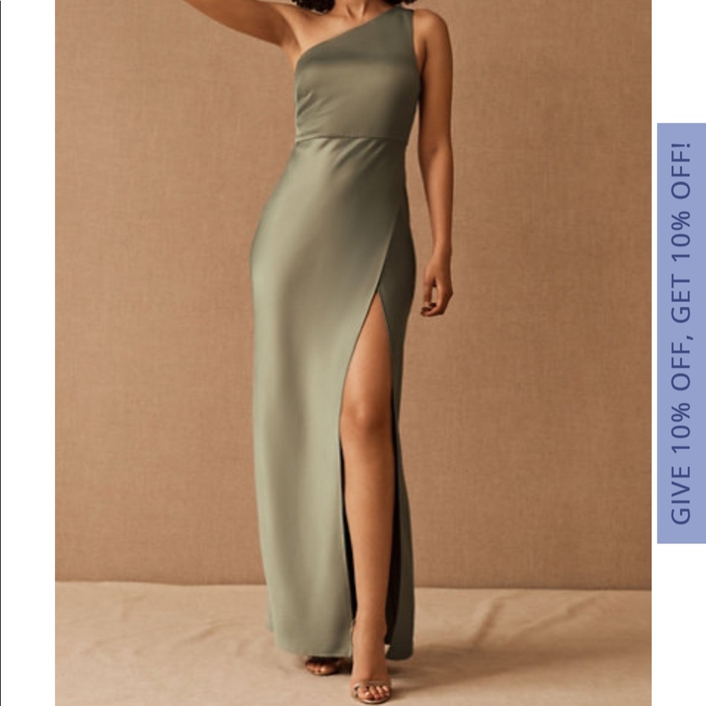 BHLDN Dylan Satin Charmeuse Maxi Dress Size 6